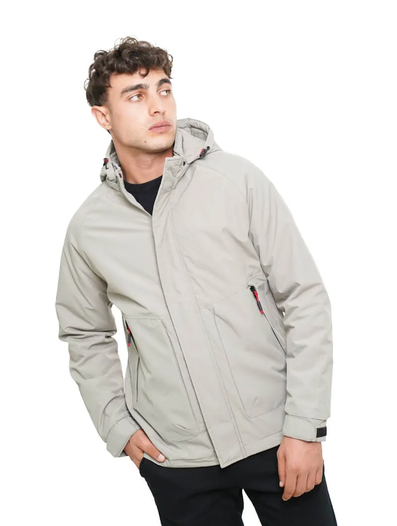 Blouson zippé à capuche